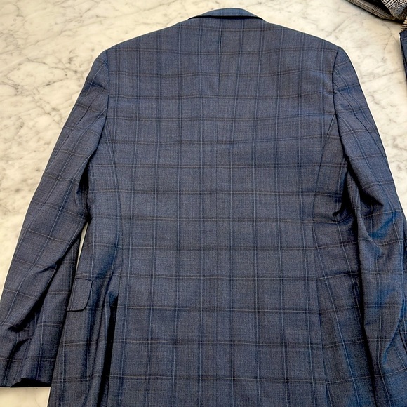 Paul Smith Grey Windowpane Suit Size 38 - Picture 6 of 11